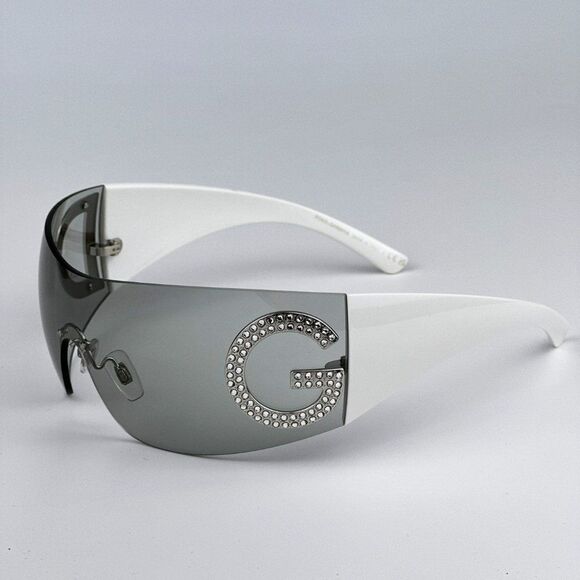 NEW D&G DG2298B 06/87 Light Grey Rimless Pillow Women Sunglasses